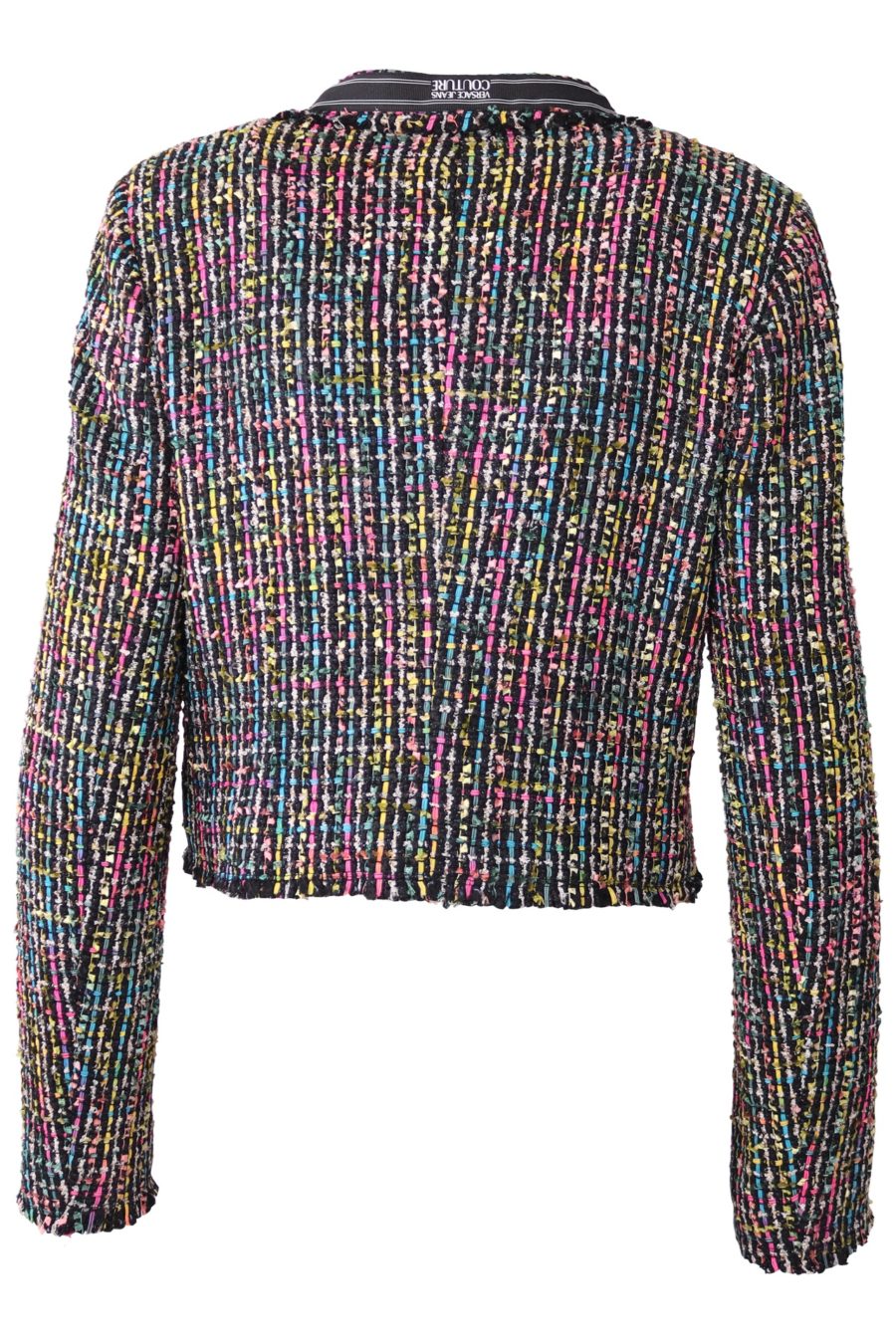 Chaqueta Versace Jeans Couture multicolor de tweed - f8ac7c993d829ac625a560b8b3d5b8a2f9fe7dc9