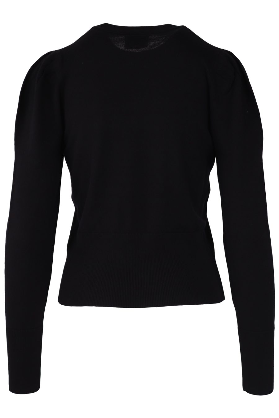 Jersey Versace Jeans Couture negra con logo morado - 93b04d0d1317eb2c1a1076ca8500343fee2a8d61