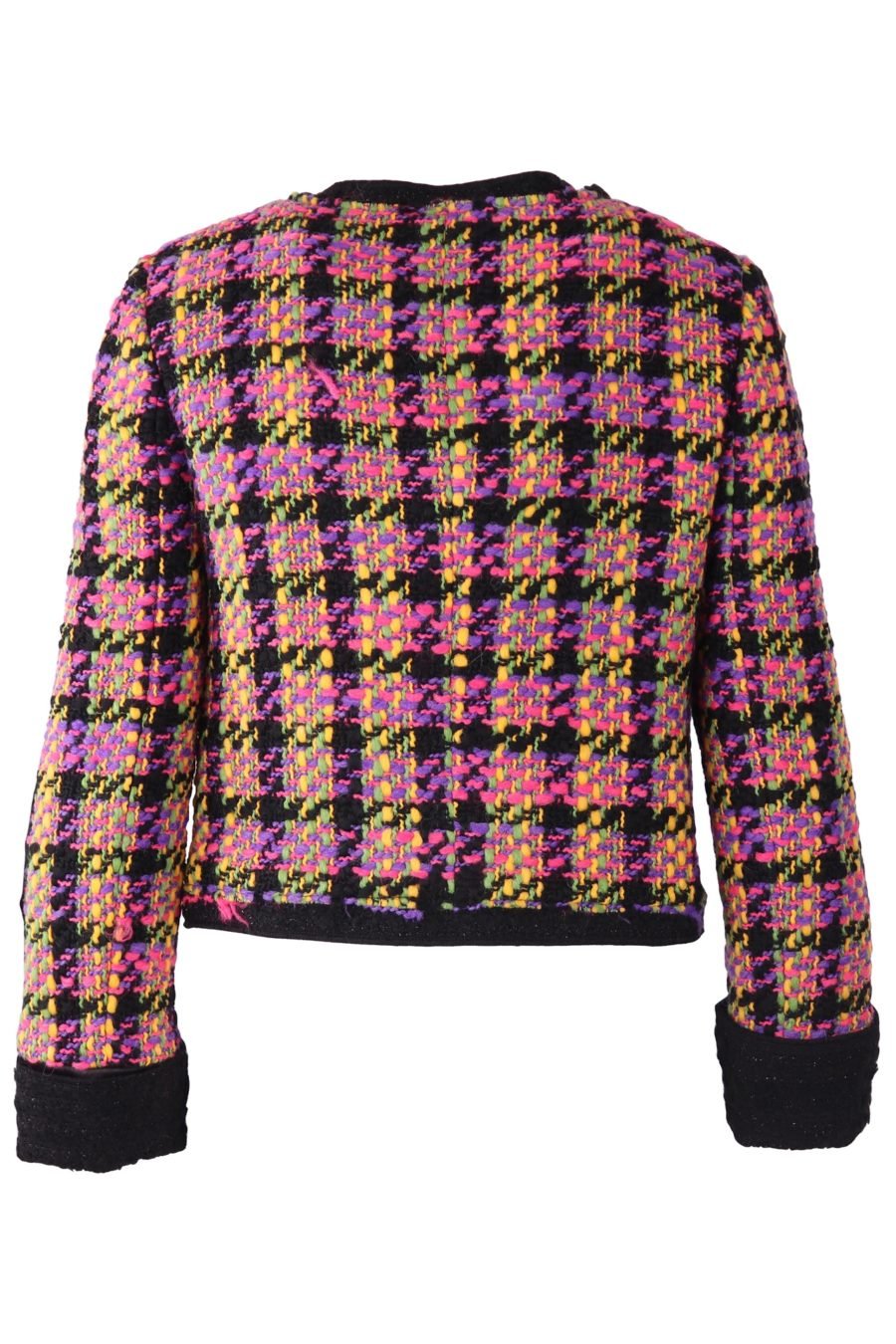 Versace Jeans Couture Short tweed jacket with gold buttons - ddb09b7a38cad0bcc09c184b5051f1281d49ec44