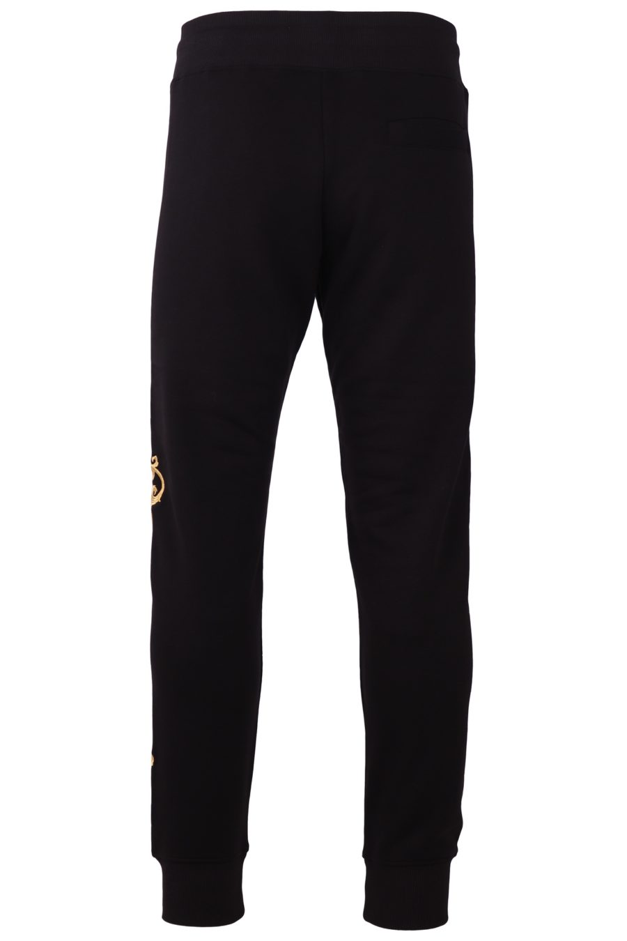 Pantalón de chándal Versace Jeans Couture de color negro con logo bordado - 596c544b6bee74d1ad85dbeaf1766fa75b4c909b