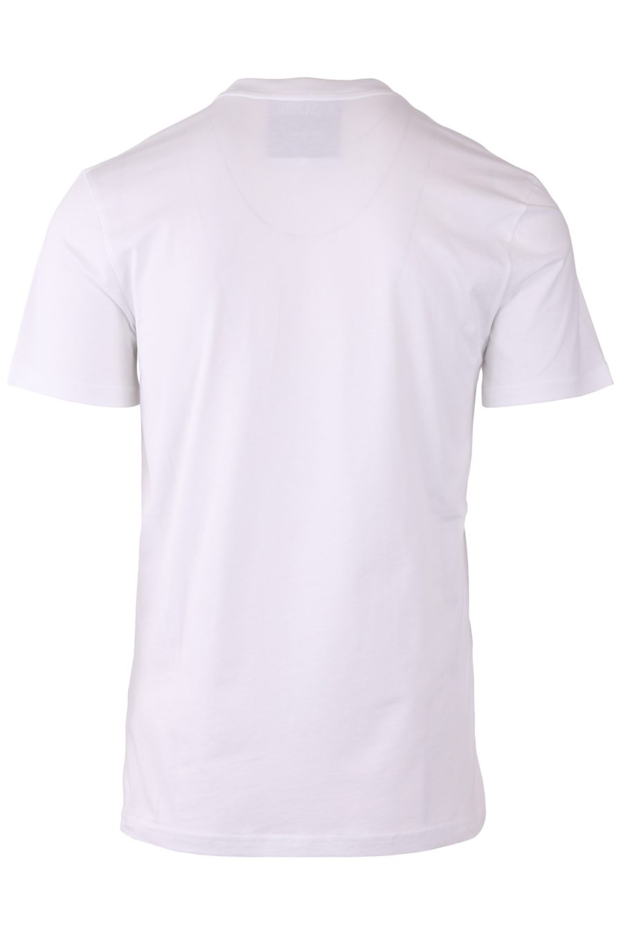 Camiseta Moschino Couture blanca regular con logo doble pregunta - 1e52da730d362aa2afc5e888c684e0a6489f9136