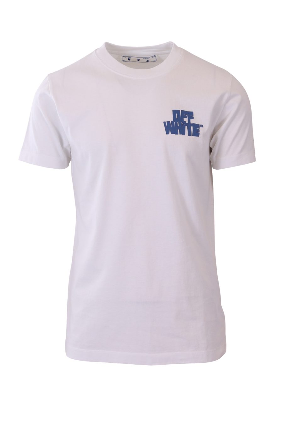 T-Shirt Off-White weiß blau Druck - 0505ba4dc0632876082a1700eb5faed2a08eabec