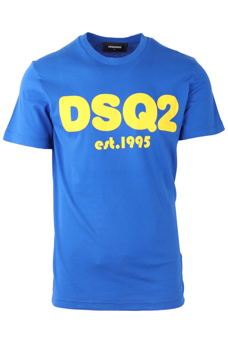 T-shirt Dsquared2 azul com logótipo grande DSQ2 - 09c8819637b6c20c862834a1bee4c7cb524ee88b