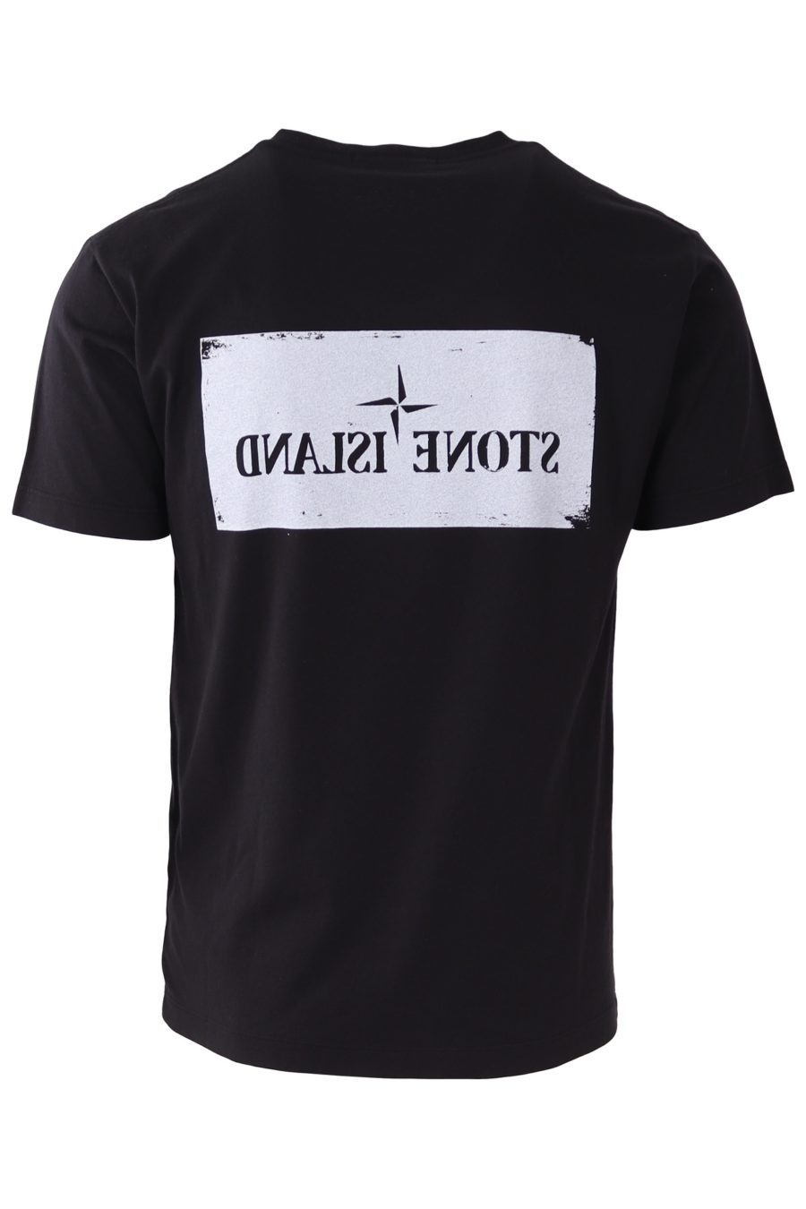 Camiseta Stone Island negra con logo blanco - 20fce227f32cea2662c3f742b2e9d3e5e3c43d7b