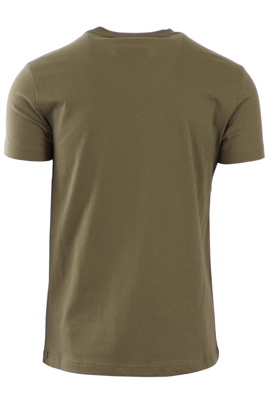 T-shirt Versace Jeans Couture com logótipo militar em preto - 21e0b5e9644a2f7ae373ae6c67e1af0f921e82b8