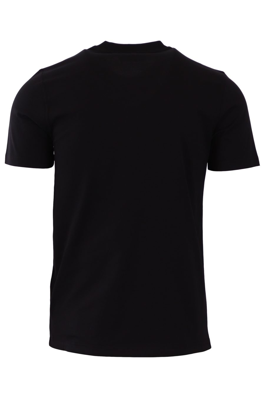 Camiseta Givenchy negra slim fit logo bordado - 226615662ae4afde66042db4cc7ae3e6c5a0d9d7