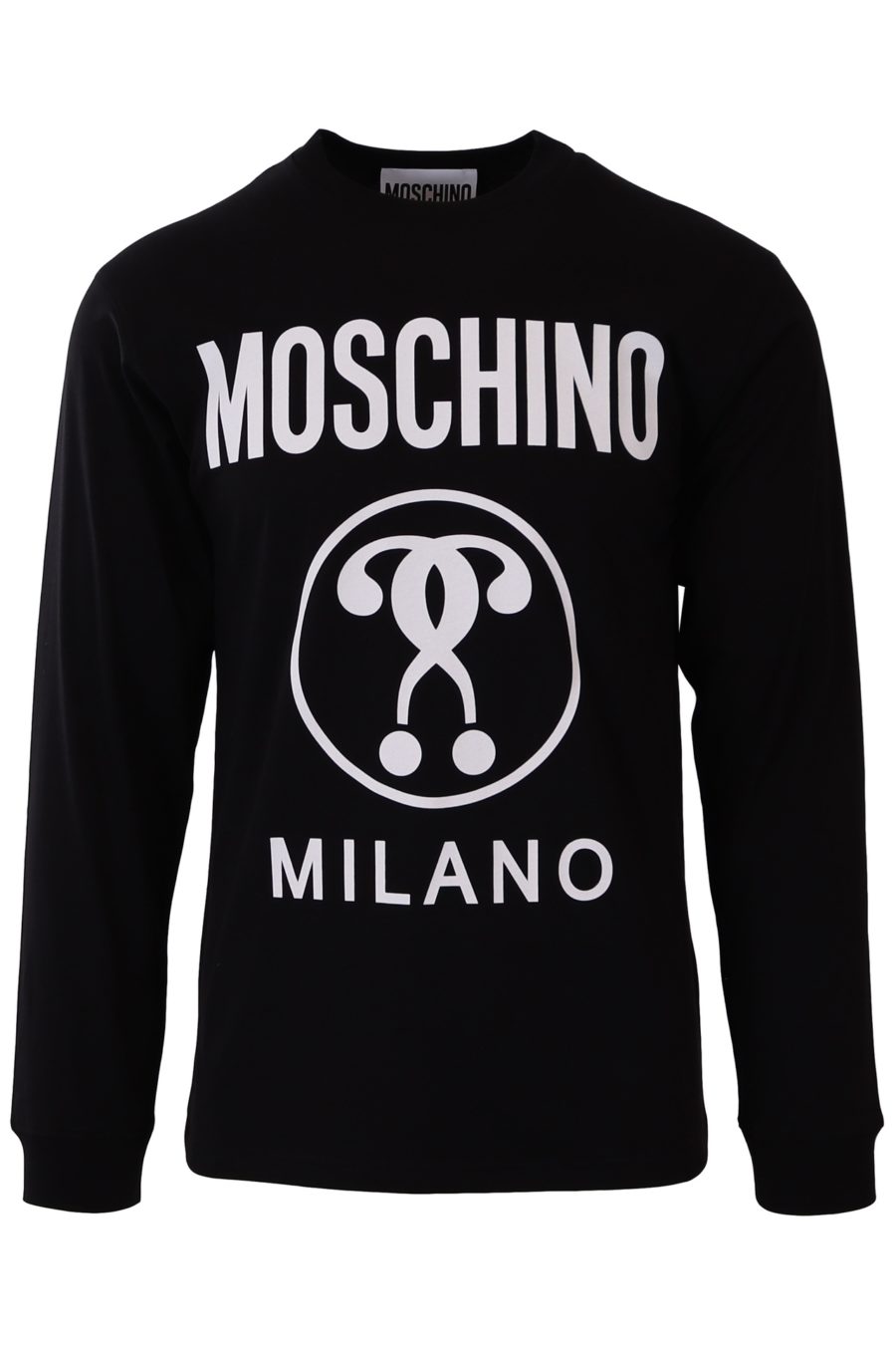 Moschino Couture black long sleeve t-shirt with logo - 2be6884ef085b4431d9eba4ff4fbc4a555a8b945