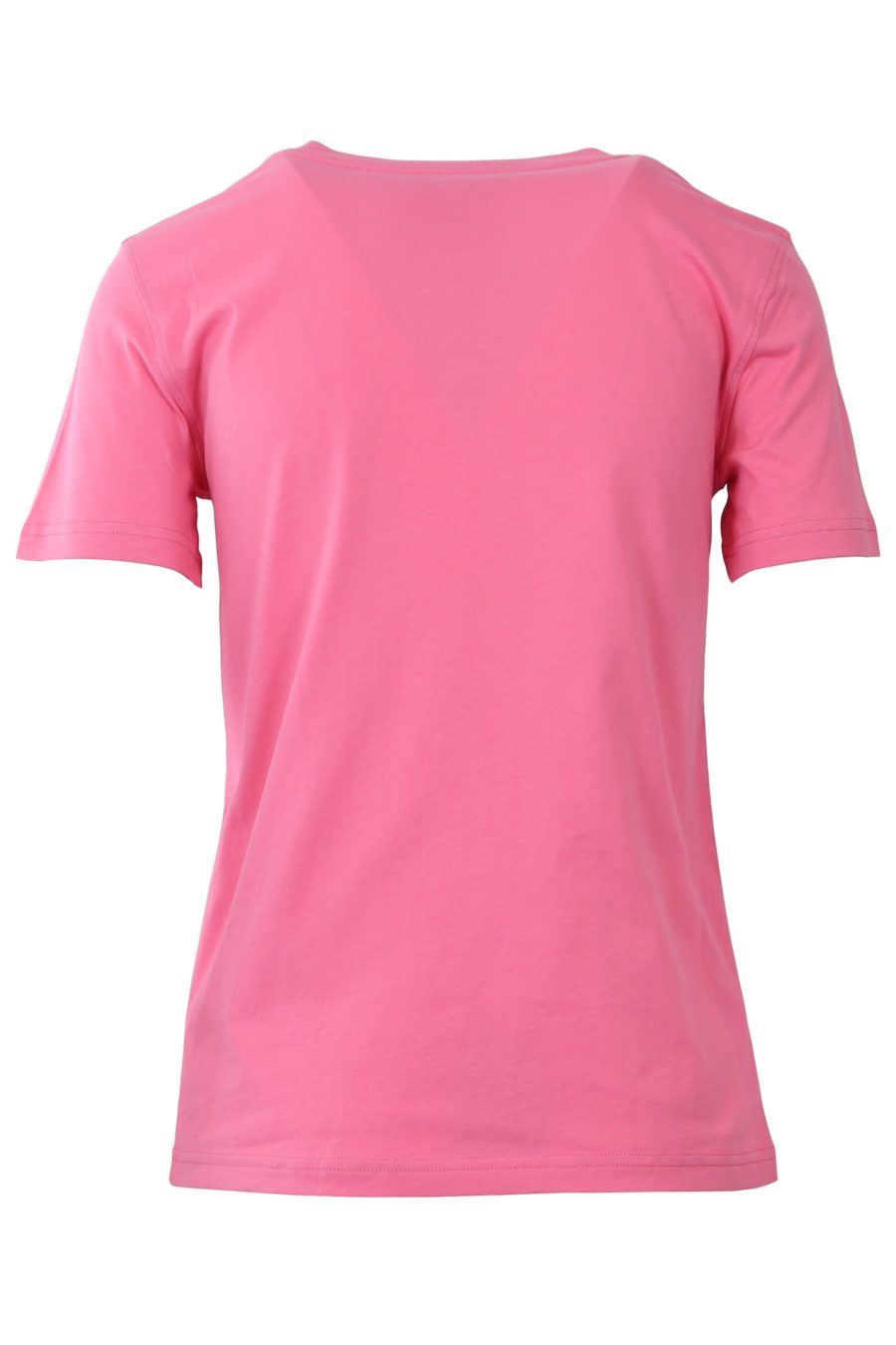 T-shirt Moschino Couture rosa mit großem Logo milano - 3b895d682028876c904850f7ec6f3b26d00d3154