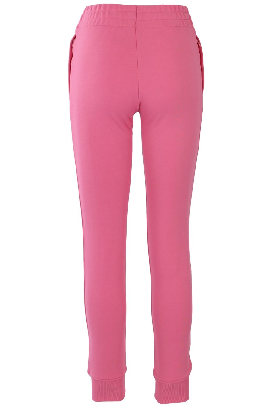 Pantalón Moschino Couture rosa con logo - 406e5842a6c639097166f8573e2a17bdbaedafa2
