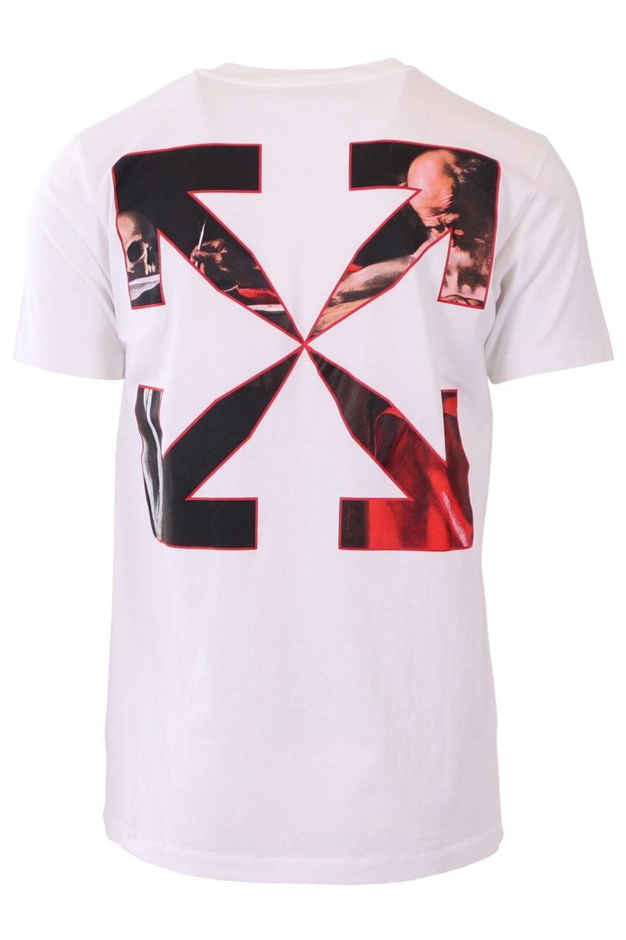 T-shirt Off-White branca Pintura de Caravaggio - 44f69930ab80eb85721062af52a65aefdcc37645
