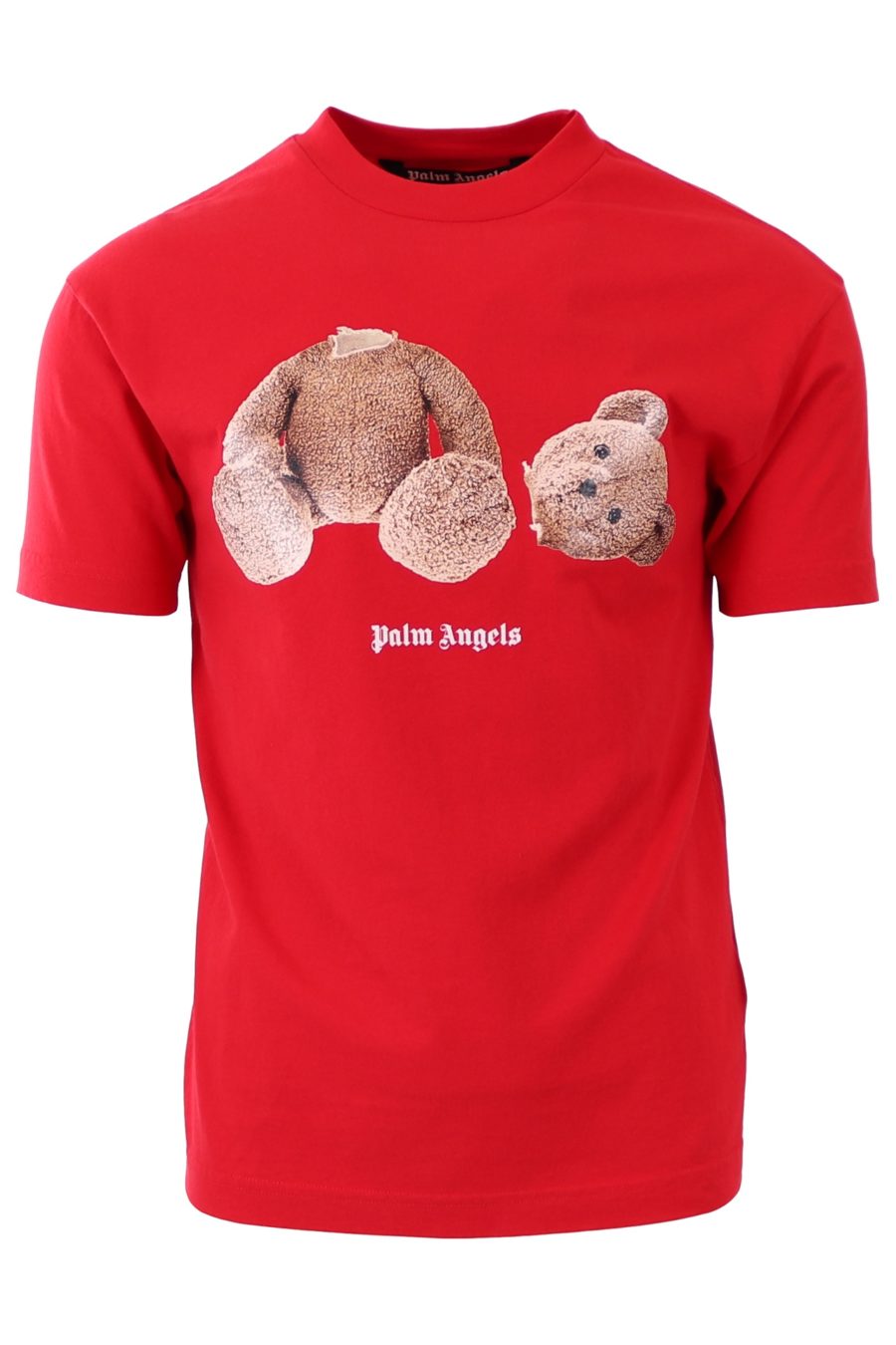 T-shirt Palm Angels rouge avec ours - 4516453a8b99acee0b870798849aa7ecbbd20f1f
