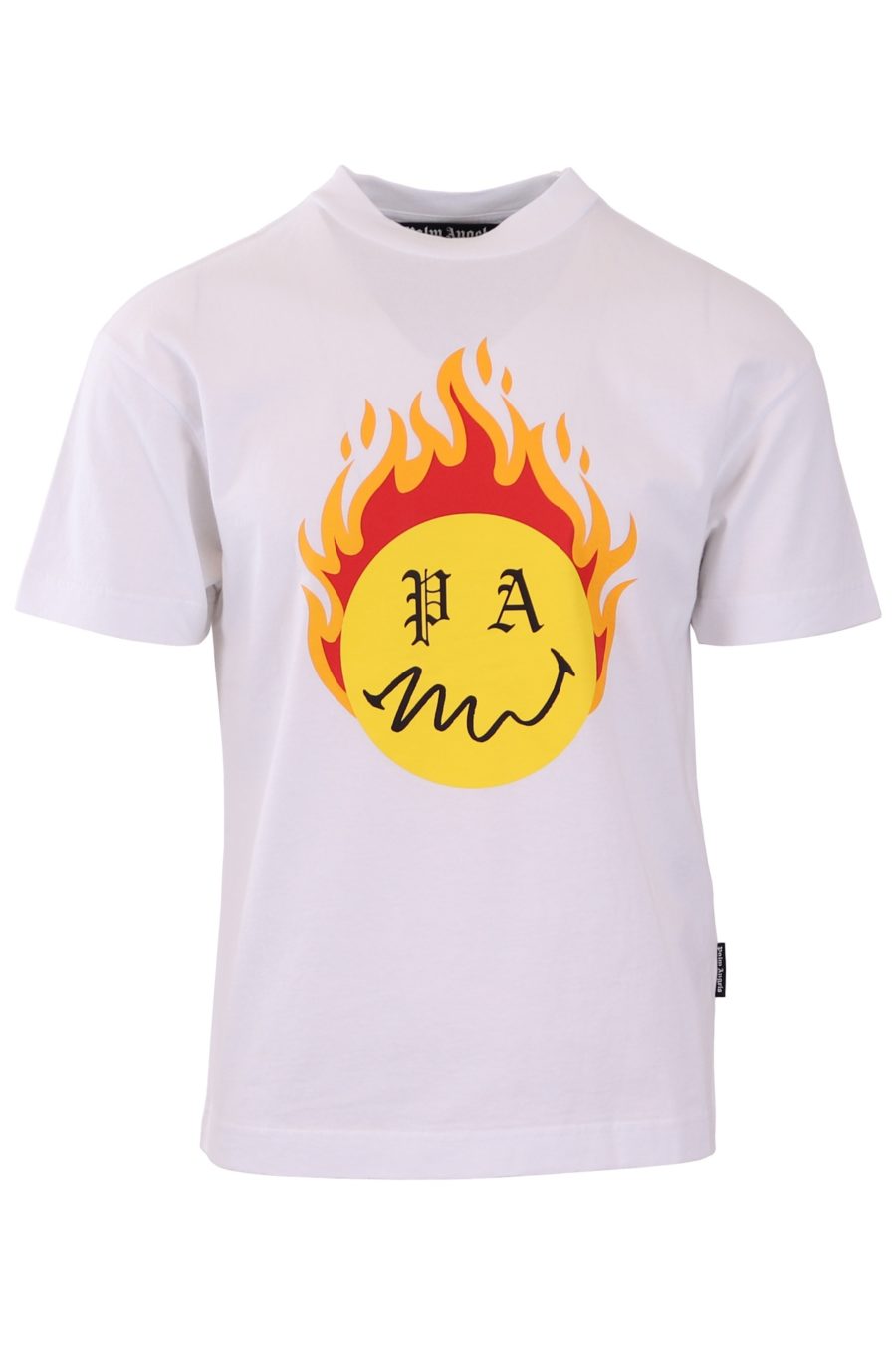 Camiseta Palm Angels blanca con logo sol - 653a191039cb283e4cd52c3985677d681bb9f3a2