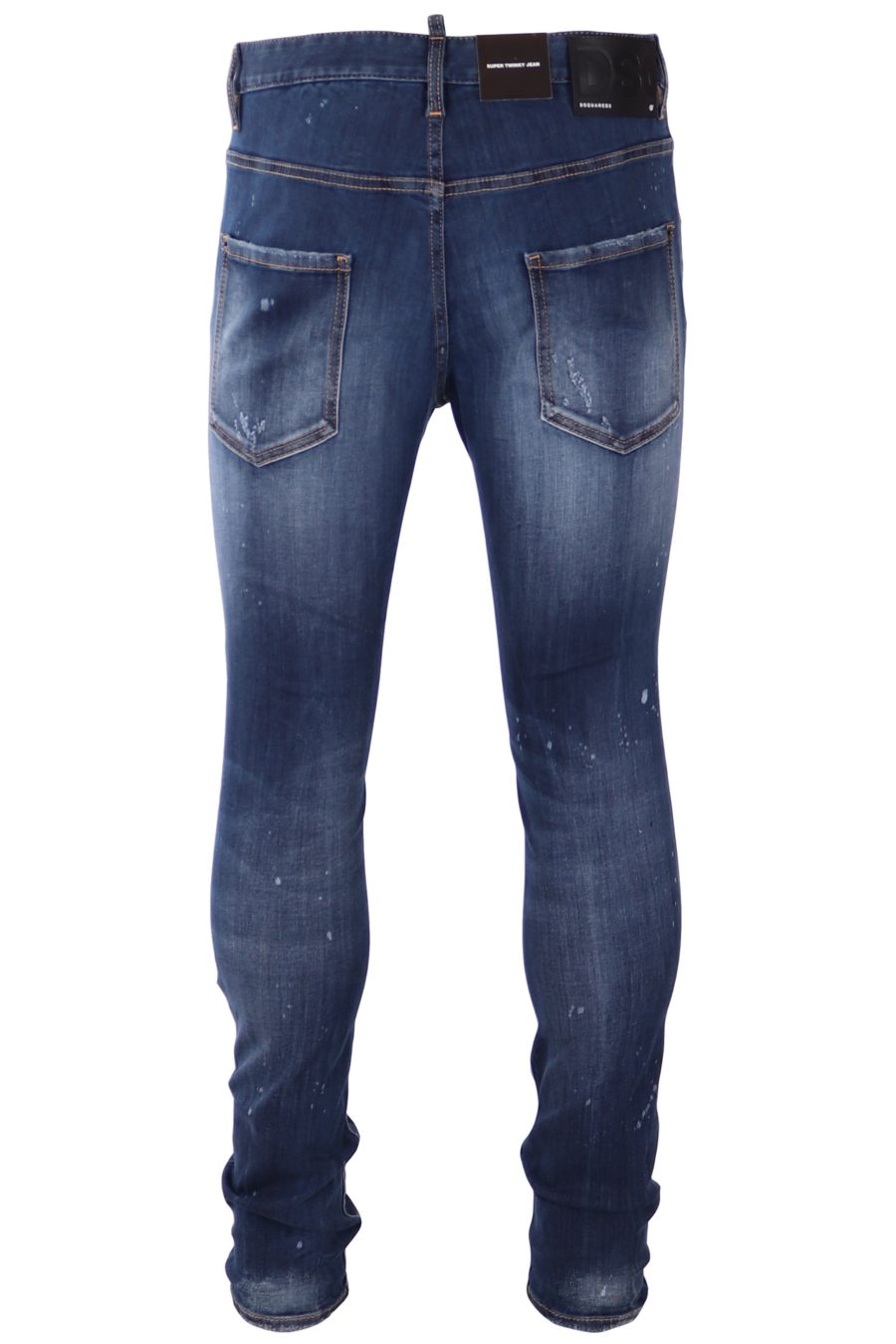 Jeans Dsquared2 Super Twinky Jean patch noir - 7c4a6c9d96f5ae89f8082c01b1c6a1690ee49148