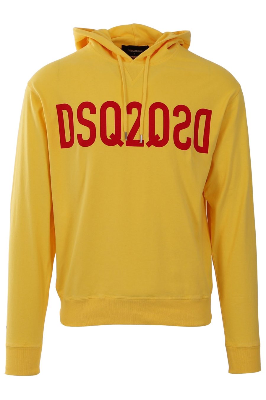 Sudadera Dsquared2 amarilla con logo rojo - 87bd5cd5a295d252f6e13df8924255d23433991e