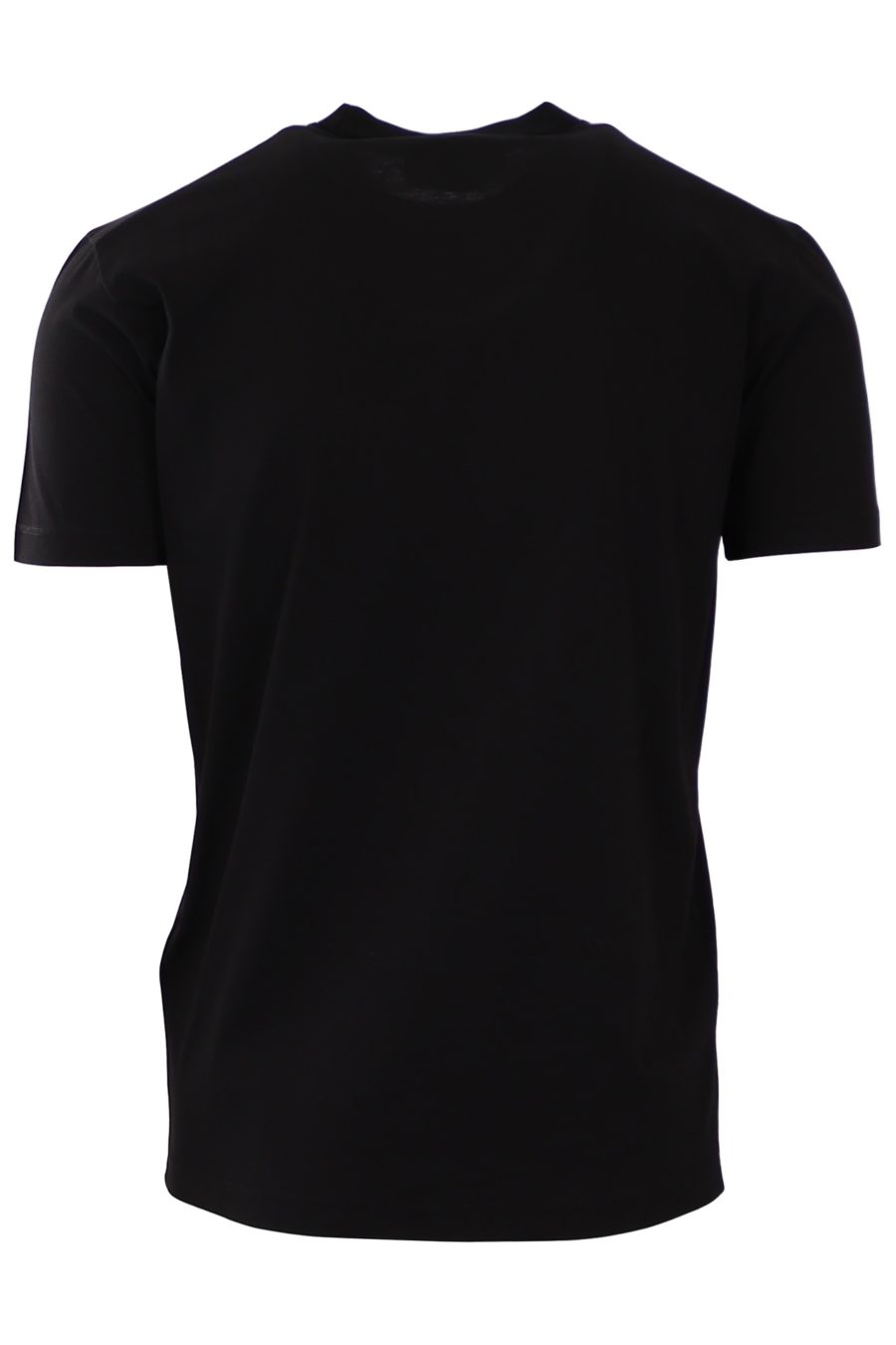 T-shirt Dsquared2 noir logo blanc made in italy - 9d1348fa2025500e50d541ad8989c1a9145b8d92
