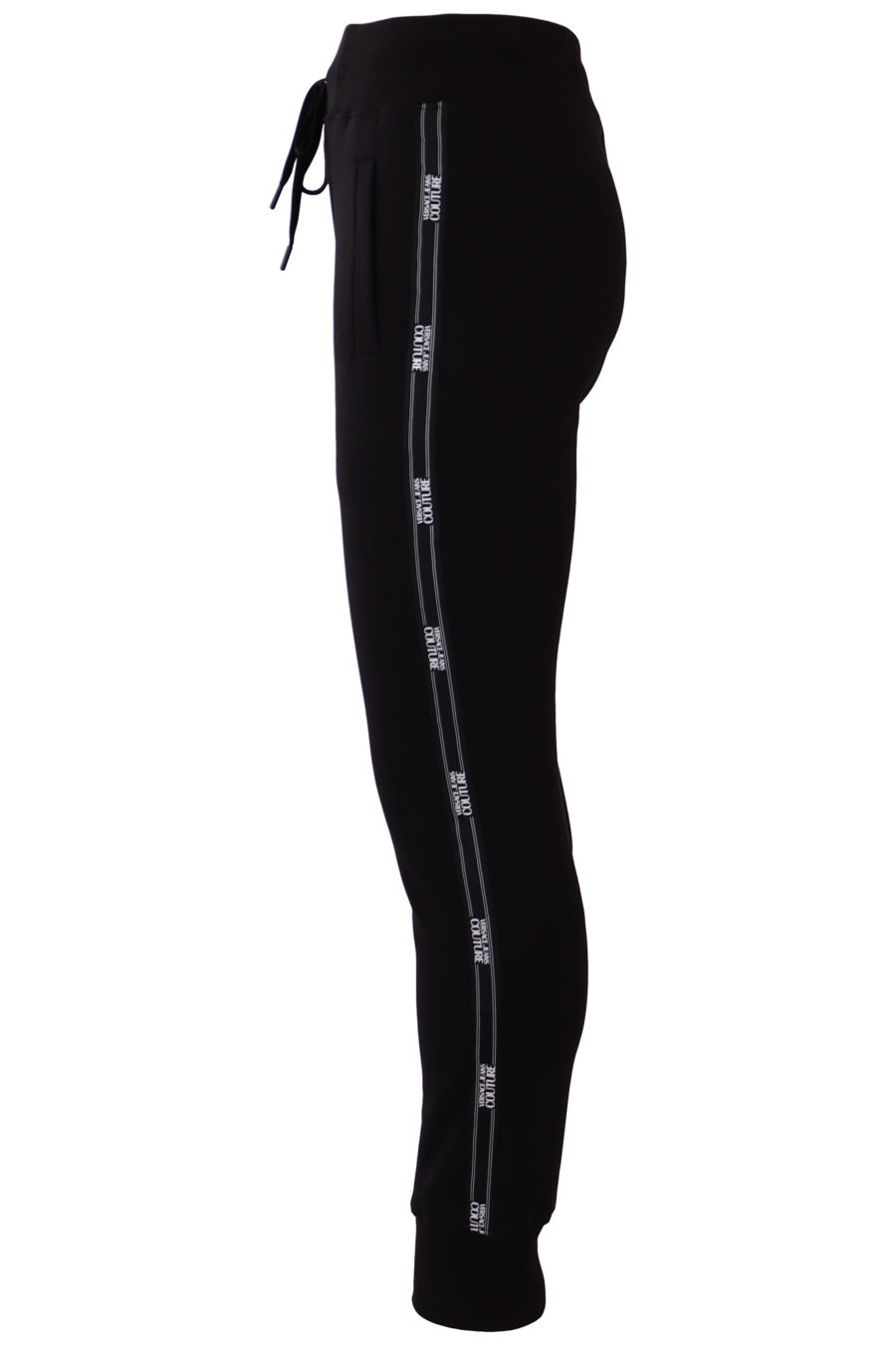 Trainingshose Versace Jeans Couture schwarz mit Logo auf den Seitenstreifen - IMG 1964