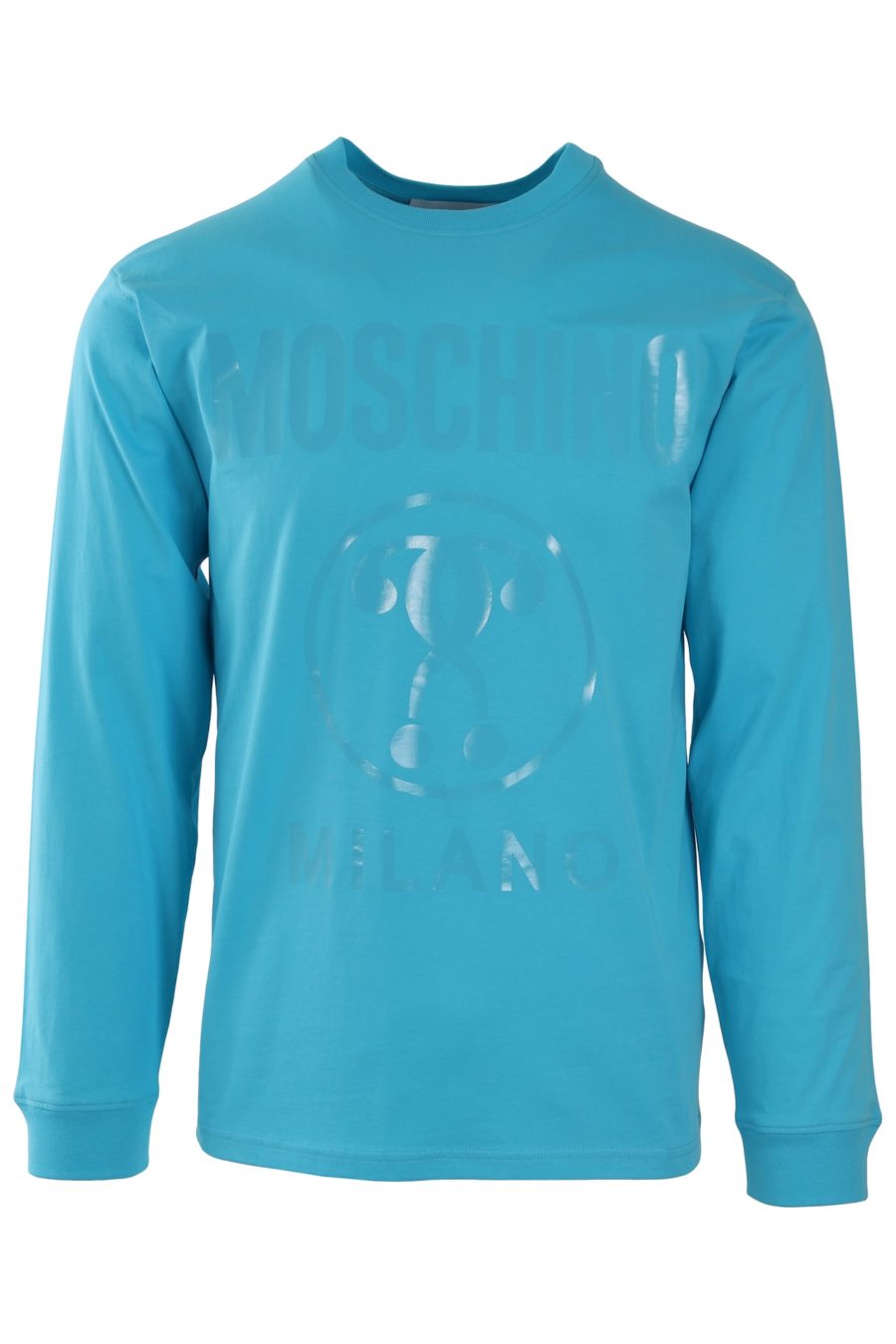Camiseta de manga larga Moschino Couture azul celeste - a1aafb433286aff720dbc1bb734918b5bc61f109