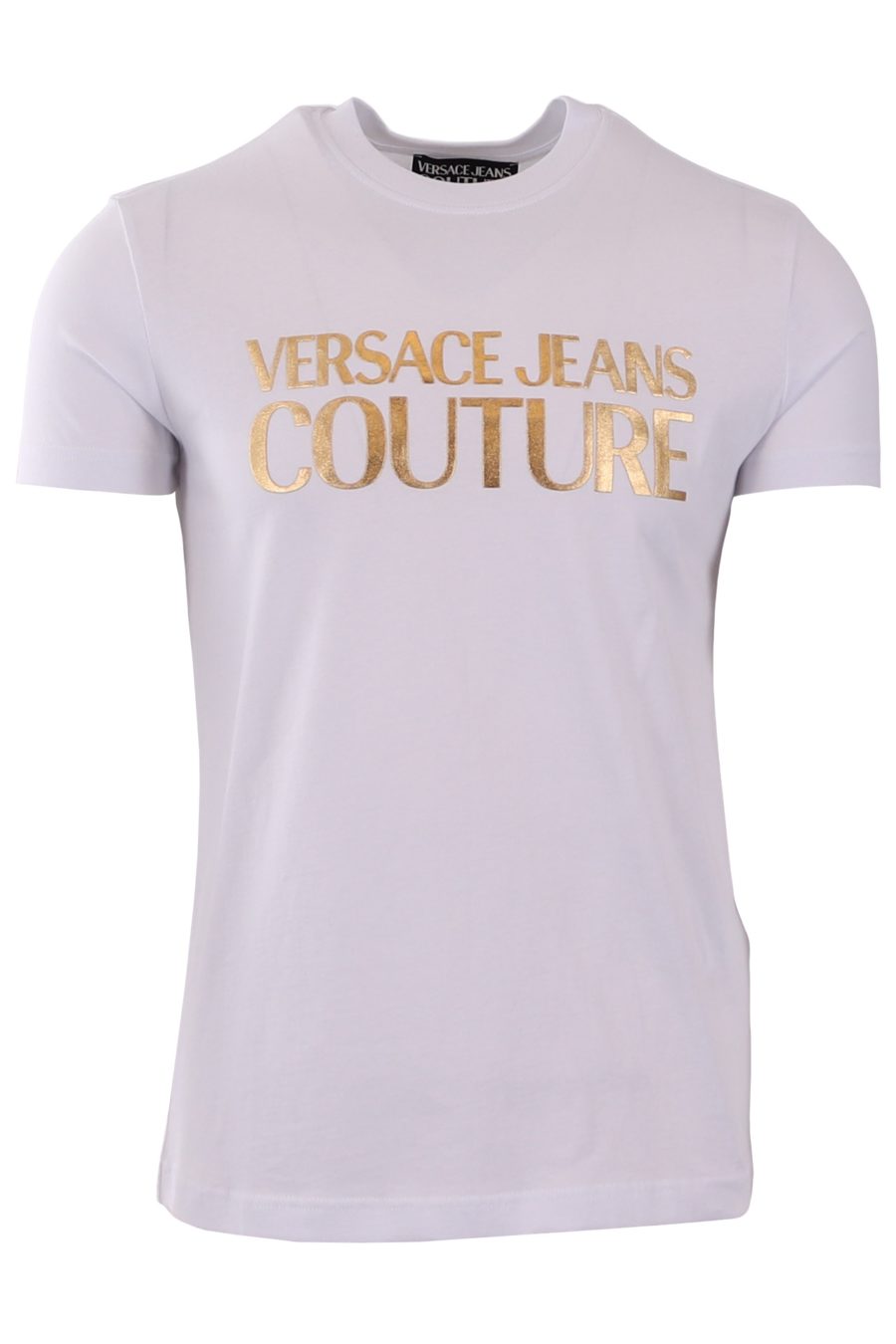 Versace Jeans Couture T-shirt white with gold written logo - bc197a7c81b2d23c15ff68151c92471cfa990165