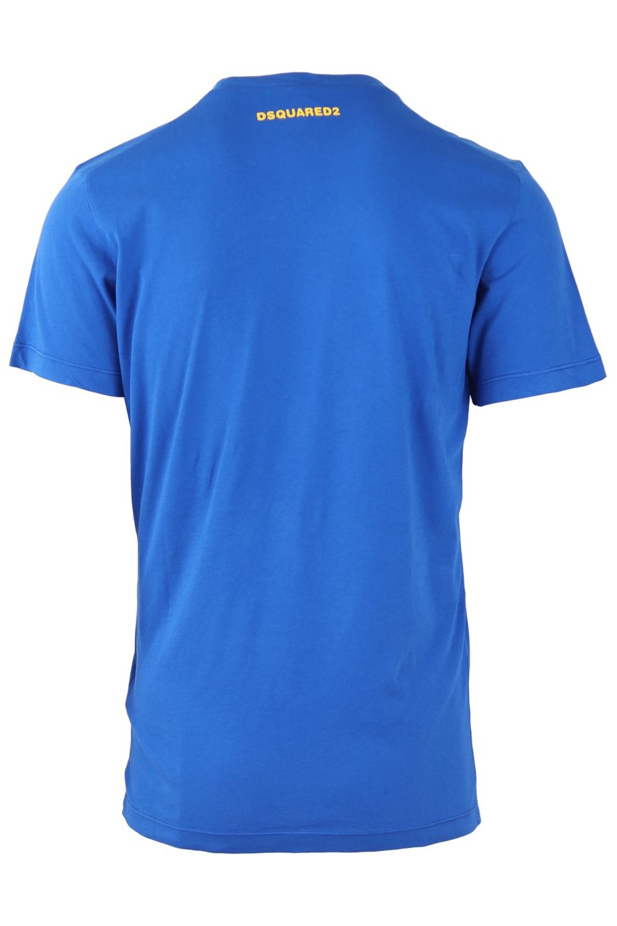Camiseta Dsquared2 azul con logo grande DSQ2 - c46590cc688972265fa3ad8a97ce7159698c8de6