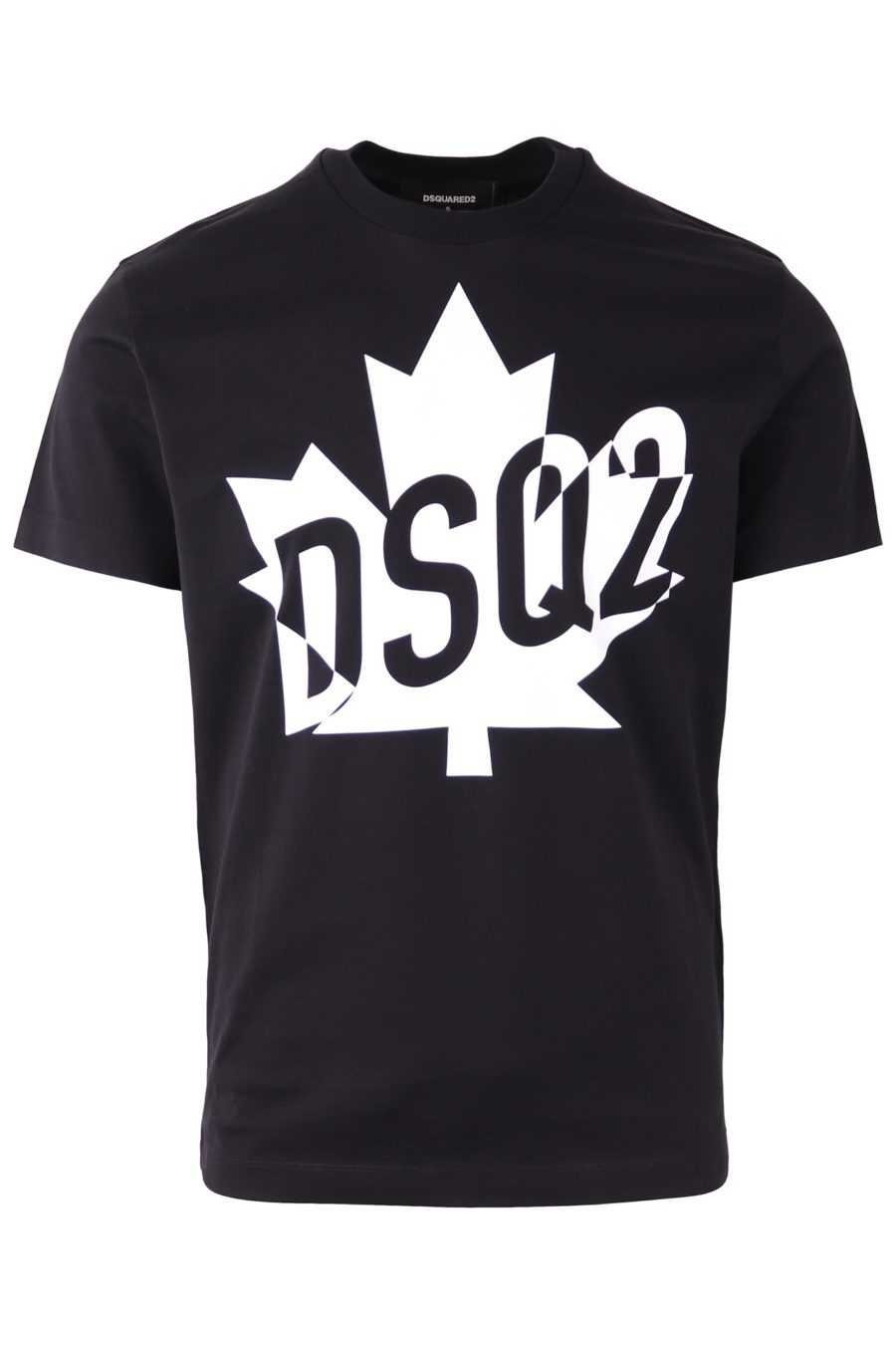 T-shirt Dsquared2 black logo white DSQ2 - e459f248587e56b84a7b0c017f66fa5bc13df2d7