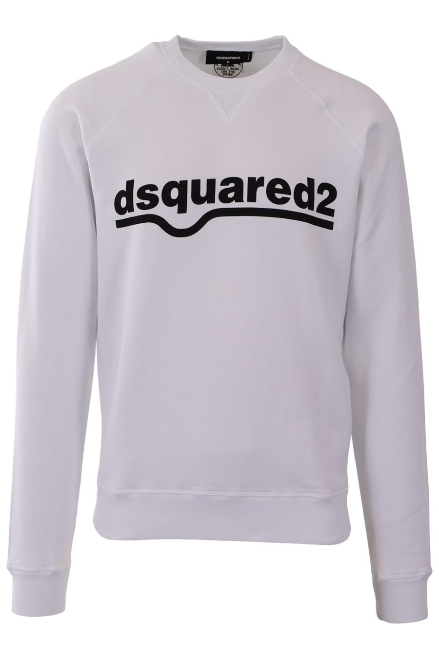 Sweatshirt Dsquared2 white with black logo - e5efea0d9278dc468a7c281fbe7b4fc18a7b0729