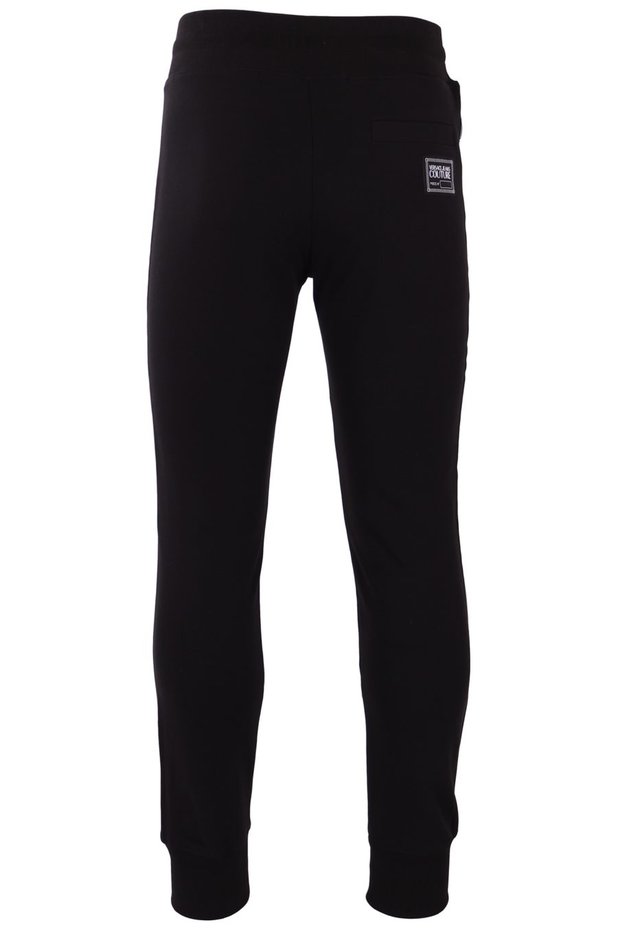 Pantalón de chándal Versace Jeans Couture negro con logo en bandas laterales - e9414f9cee7ccb9c4a41e5418ca81adbfcc1c186