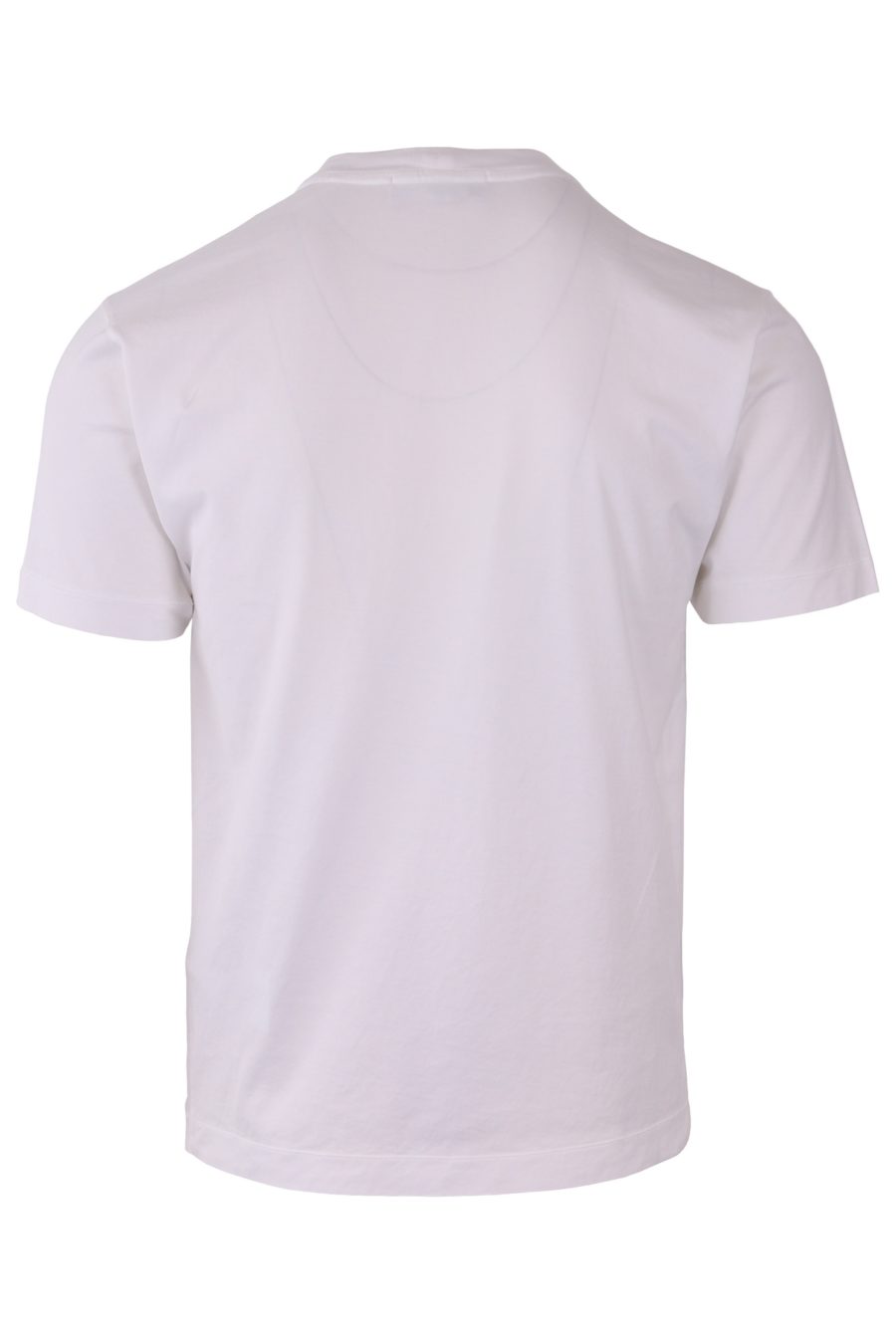 Stone Island T-shirt blanc avec patch logo - efc980a7b126e799a38006f3cd825945d6fab36c