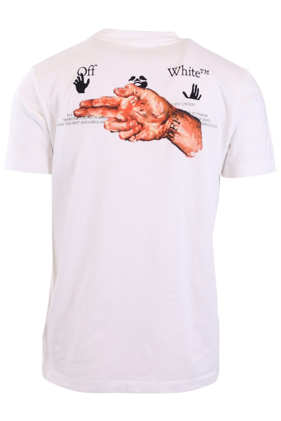 T-shirt Off-White branca com estampado "Pascal Painting" - 0b9d0c6e8a390b192adbb5f615765147a7bff9c4