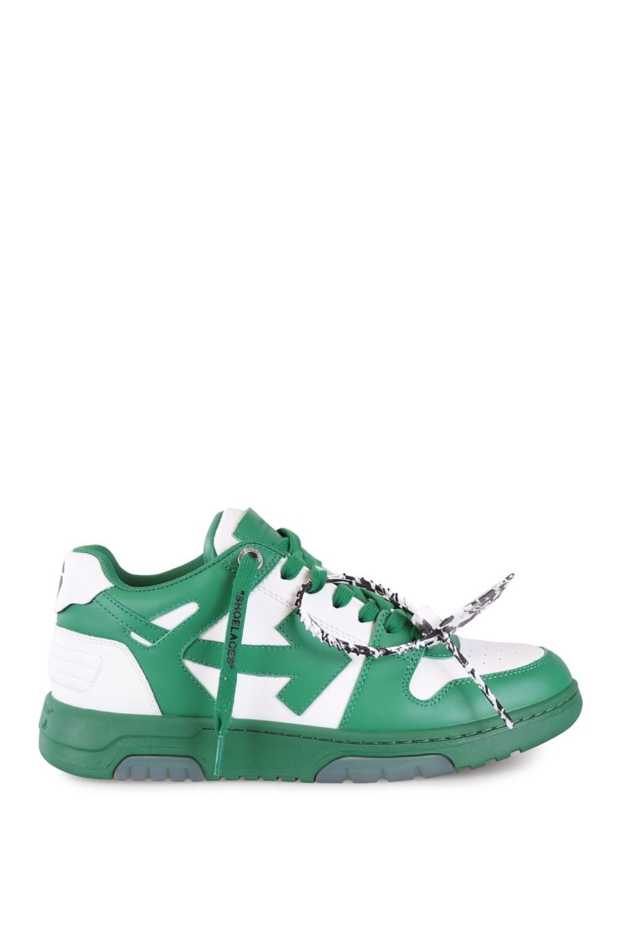 Zapatillas Off-White "out of office" blancos con verde - 13ee53f6c68a94f02cef89ab60e0228f0439bb08