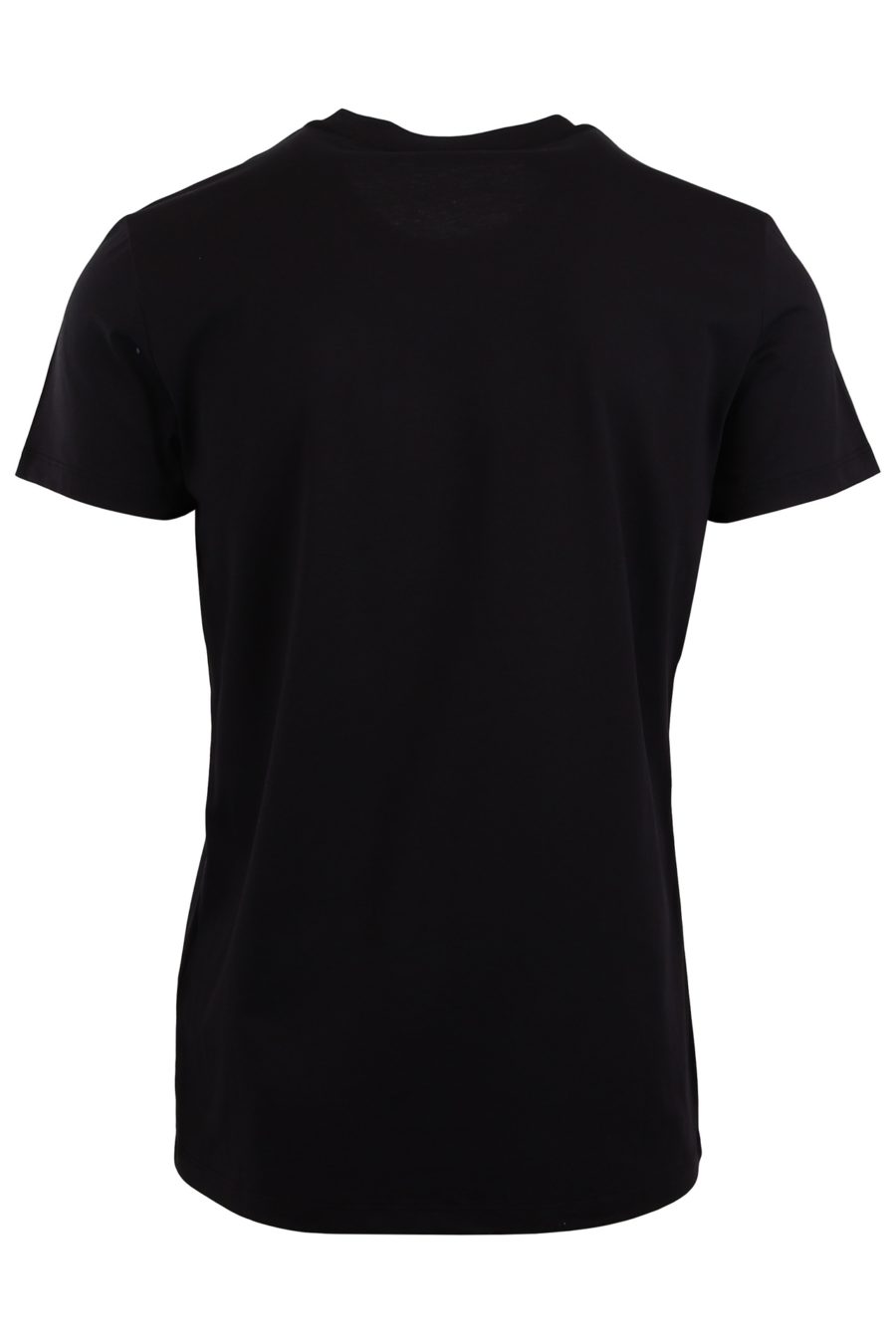 Camiseta de algodón sostenible Balmain negra con logo pequeño - 5c83214b5cc543bfcb774c5bb9cca6107be5c1b6