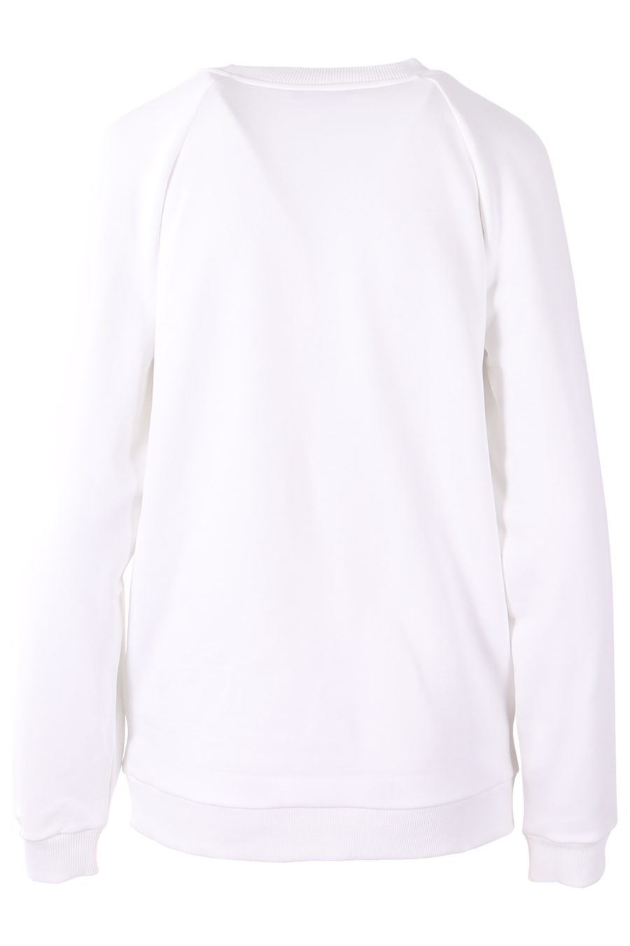 Sweatshirt Balmain white with pink logo print - 79f9c4c59e6af80aa2ab95e20febbaa966f56c70
