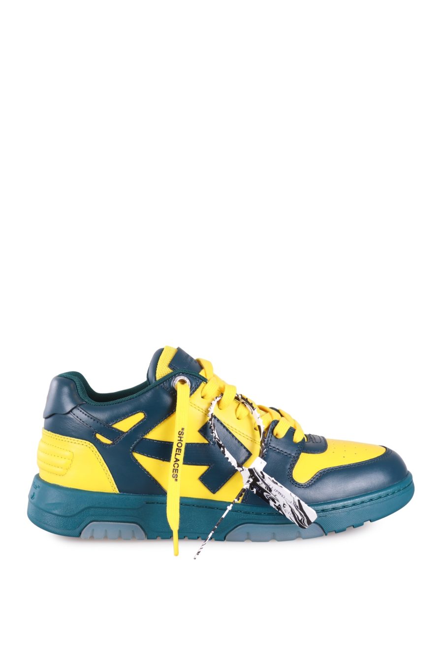 Trainers Off-White "out of office" blue with yellow - 8ee539f3edee0bcde7f318170292d6886b2bf1fa