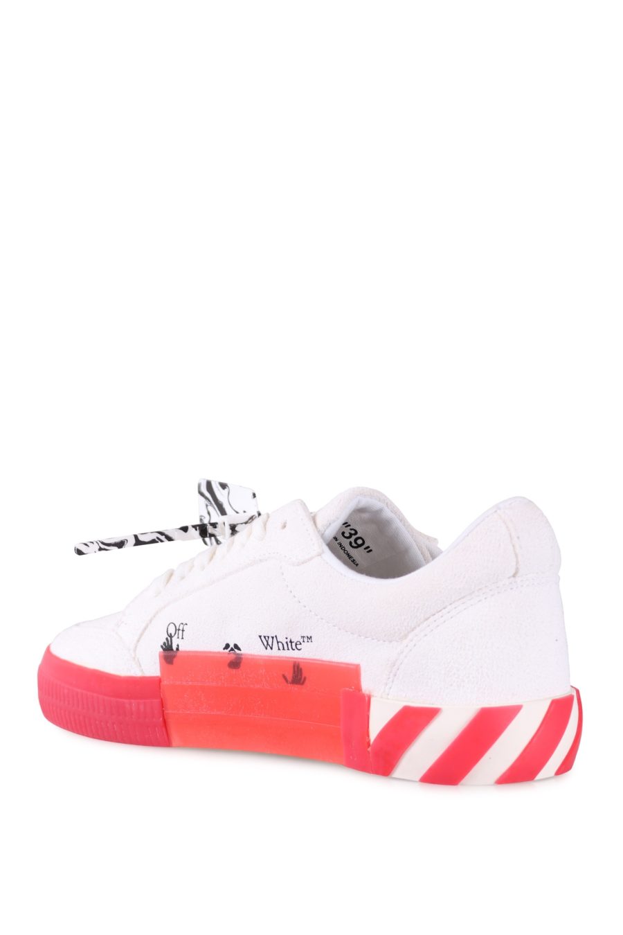Zapatillas Off-White blancas con rojo - a69066ccb98bdd90129bf936675407a7d122025d