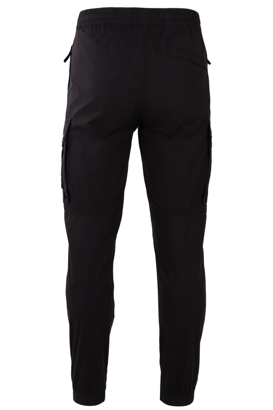 Stone Island black trousers with patch - aabef686161bb6e63d9a939545fa583535d532f986c2