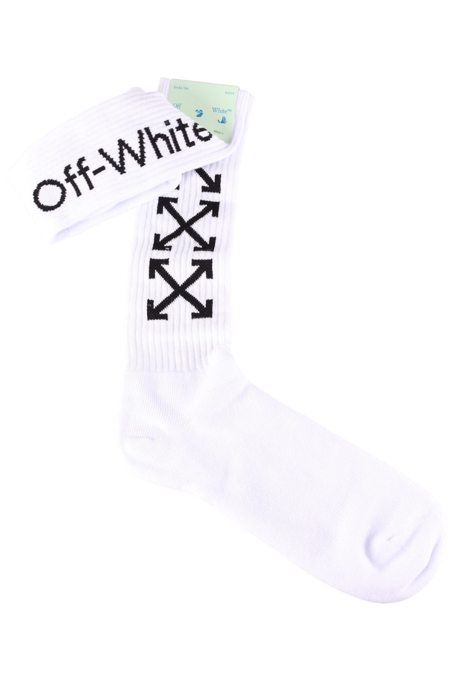 Chaussettes Off-White blanches avec flèches noires - c2f5fd8eaeaea1f617c841dad46eff0d3defea87dd