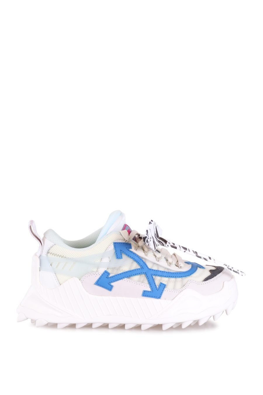Chaussures Off-White "ODSY-1000" blanches avec flèches bleues - ccb5215e5ba2d8a6f17ed72936af7b948e6b713f