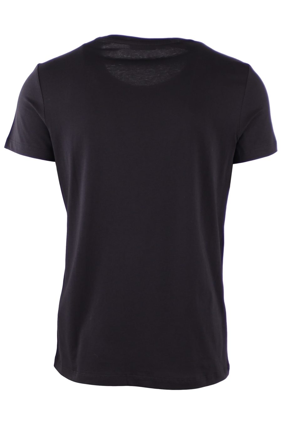 Camiseta Balmain negra con logotipo en relieve - eca03c65fd24e48e6d6a04cb94b3b34bba6c2b54
