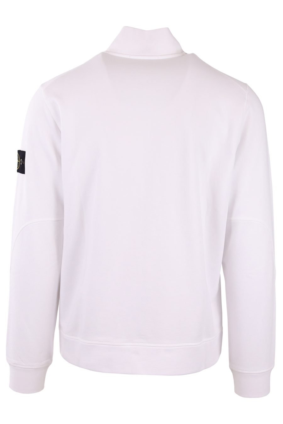 Stone Island weißes Sweatshirt mit Reißverschluss - 2f5829b79b54a1c02d2d30f97cee62045df71cfb