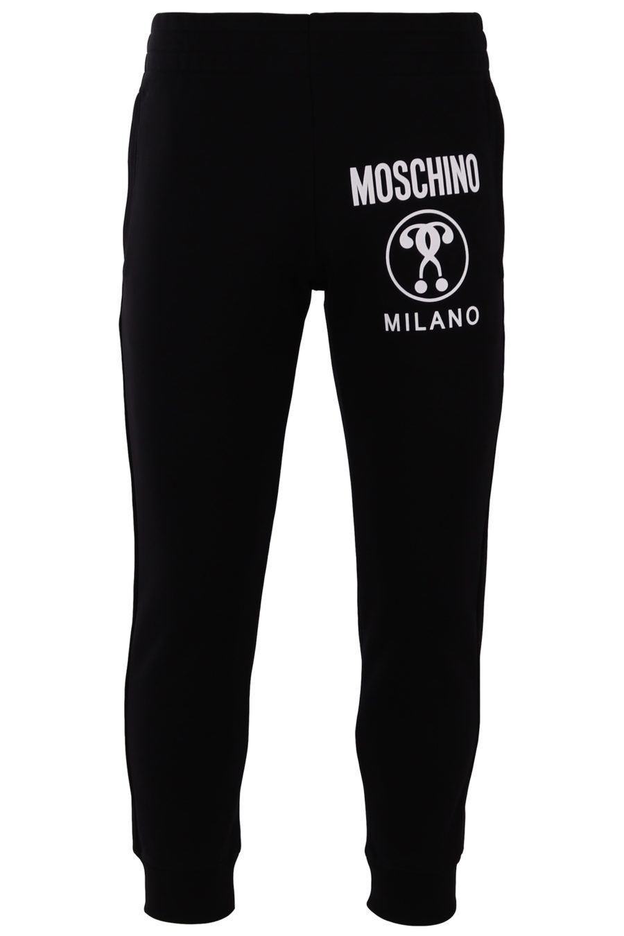 Pantalón Moschino Couture negro con logo grande - 482c517e30947e9e95ad07b6e8c33182dc14b19c