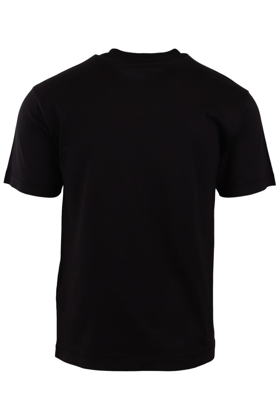 Stone Island black T-shirt with logo patch - acdc5929418009adbdda4a7ecba1b7730397024d 1