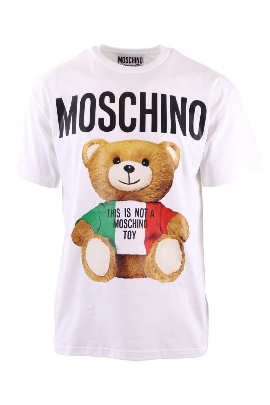 Moschino Couture weißes T-Shirt in Übergröße mit großem Bär - bc685390dd4534e751af4e4b5cb56dcd1c567e1a