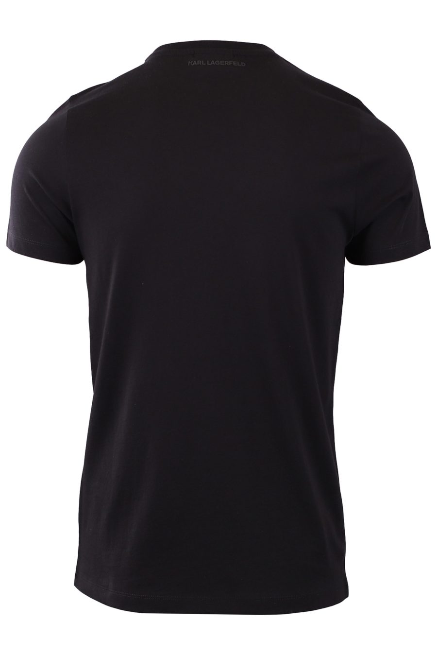 Camiseta negra con triple "Karl" - 23472e1c457f6353061f20f467efdc4b577cf7cd