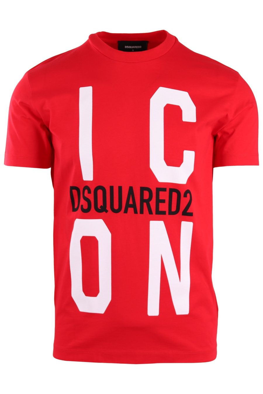 Camiseta Dsquared2 roja con logo grande "Icon" - 5dddf9b0d1c8d398084894c2cf09534a9f72151d