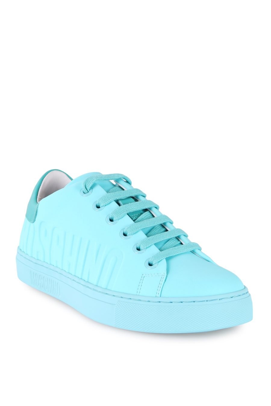Trainers Moschino Couture in turquoise - aa5750ef7a85a3be2368269441bde7ed319b5f82