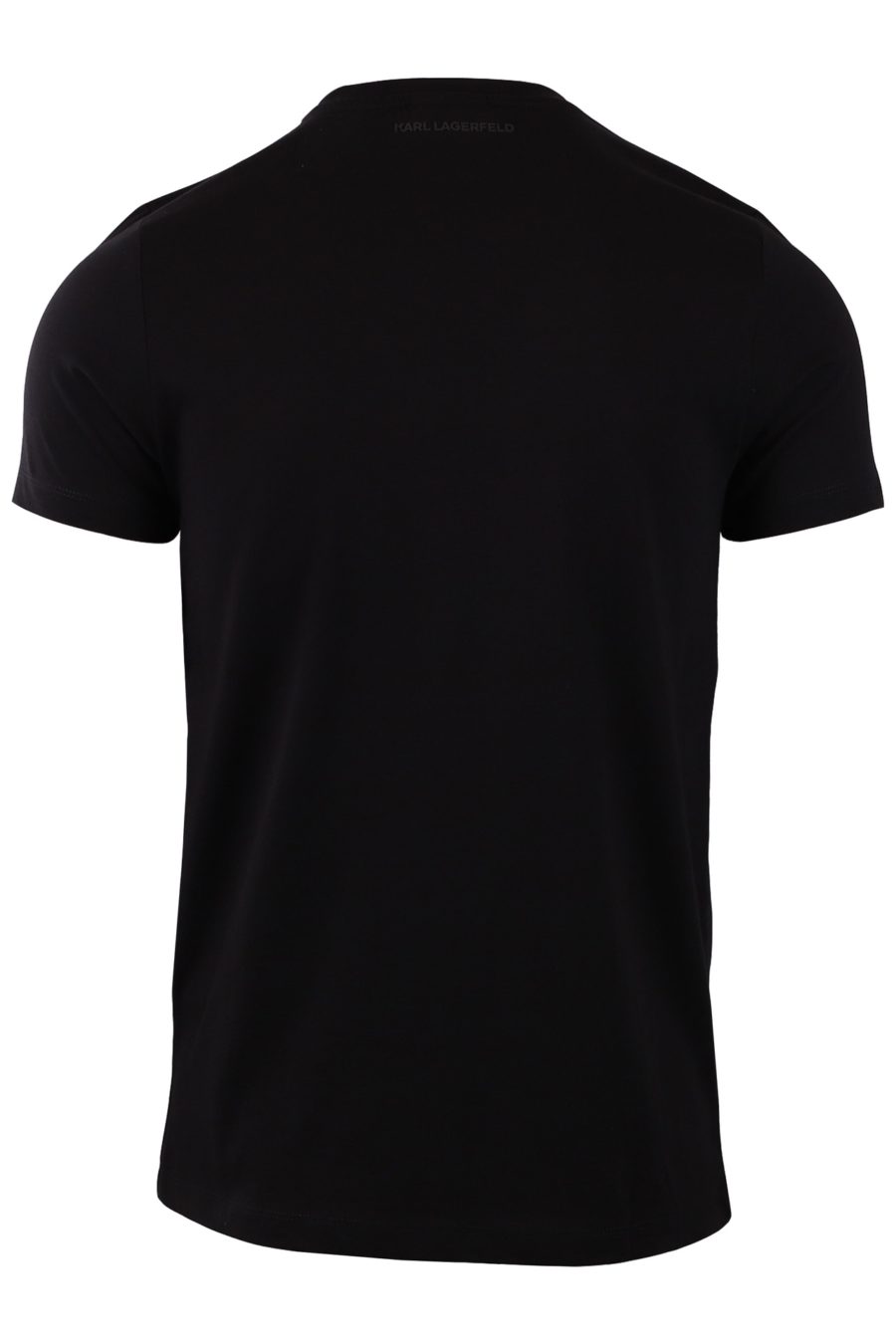 Camiseta negra estampado plateado "Karl" - fd1600d420233fa4197b3f8674fc2d30563a02ed