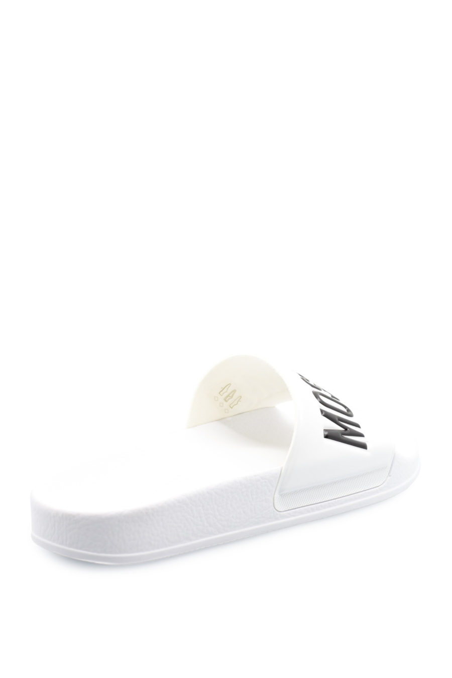 Weiße Flip Flops mit großem Logo schwarz - 2d833ca418168e14e03ef7c60f9412aa1af0d568 1