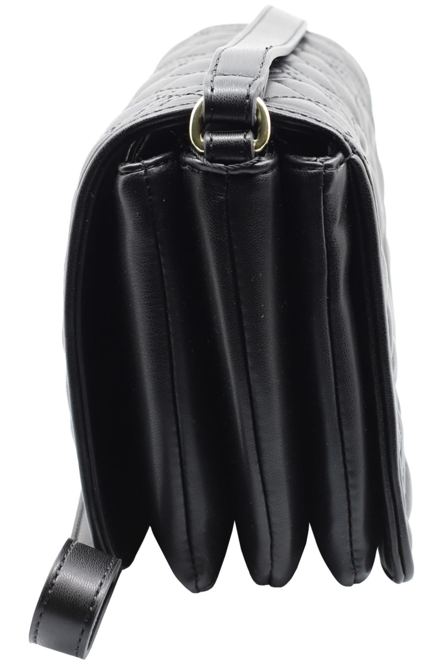Mini black shoulder bag with logo letters - 327aac095c92d4f8a02492261e797e750622e051