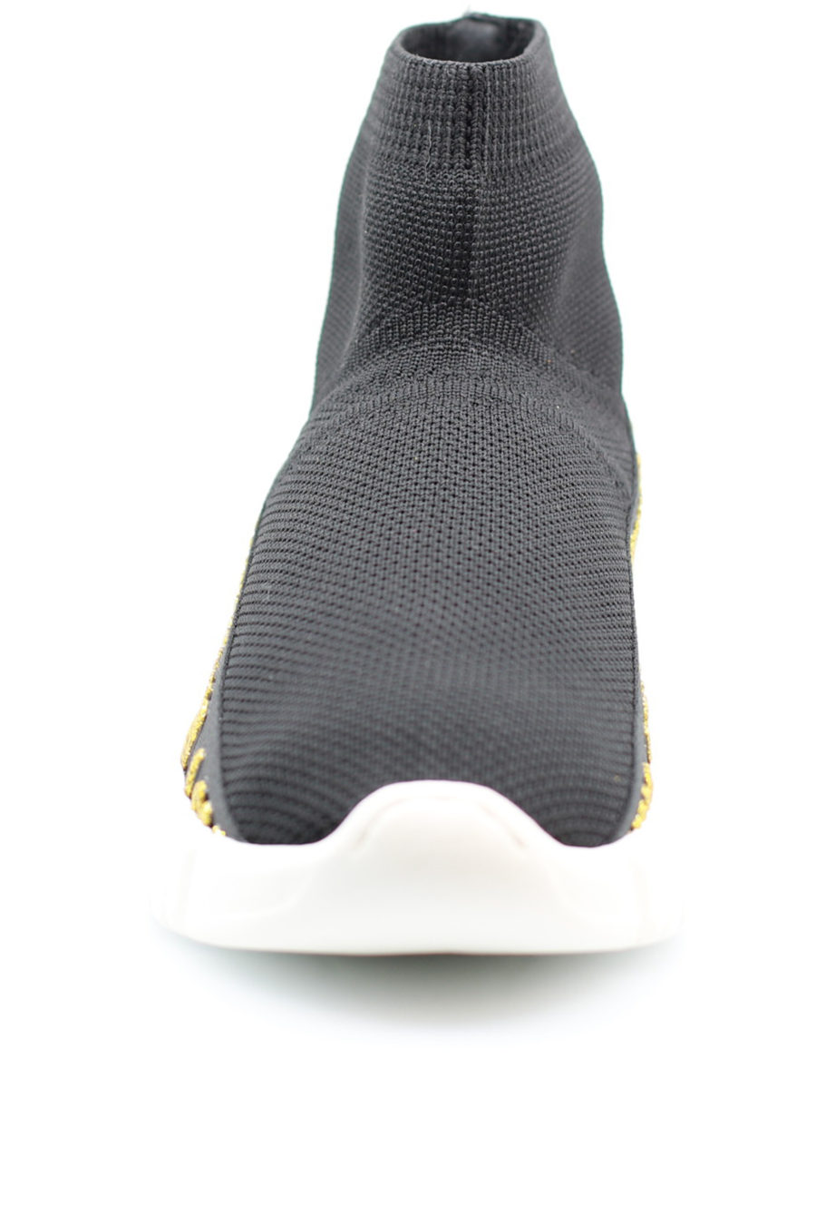 Zapatillas altas de color negro con logo dorado - 4793f1834fd8c0044d729b00d9b8f3caad72e76b