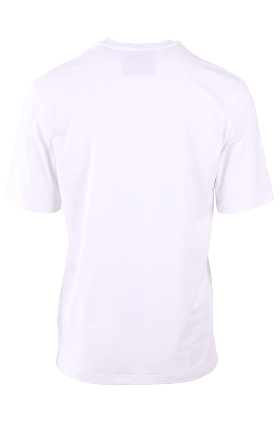 T-shirt branca com símbolos do logótipo - 6c95c609fb18d2f6944af2c784948aa44dce5a9