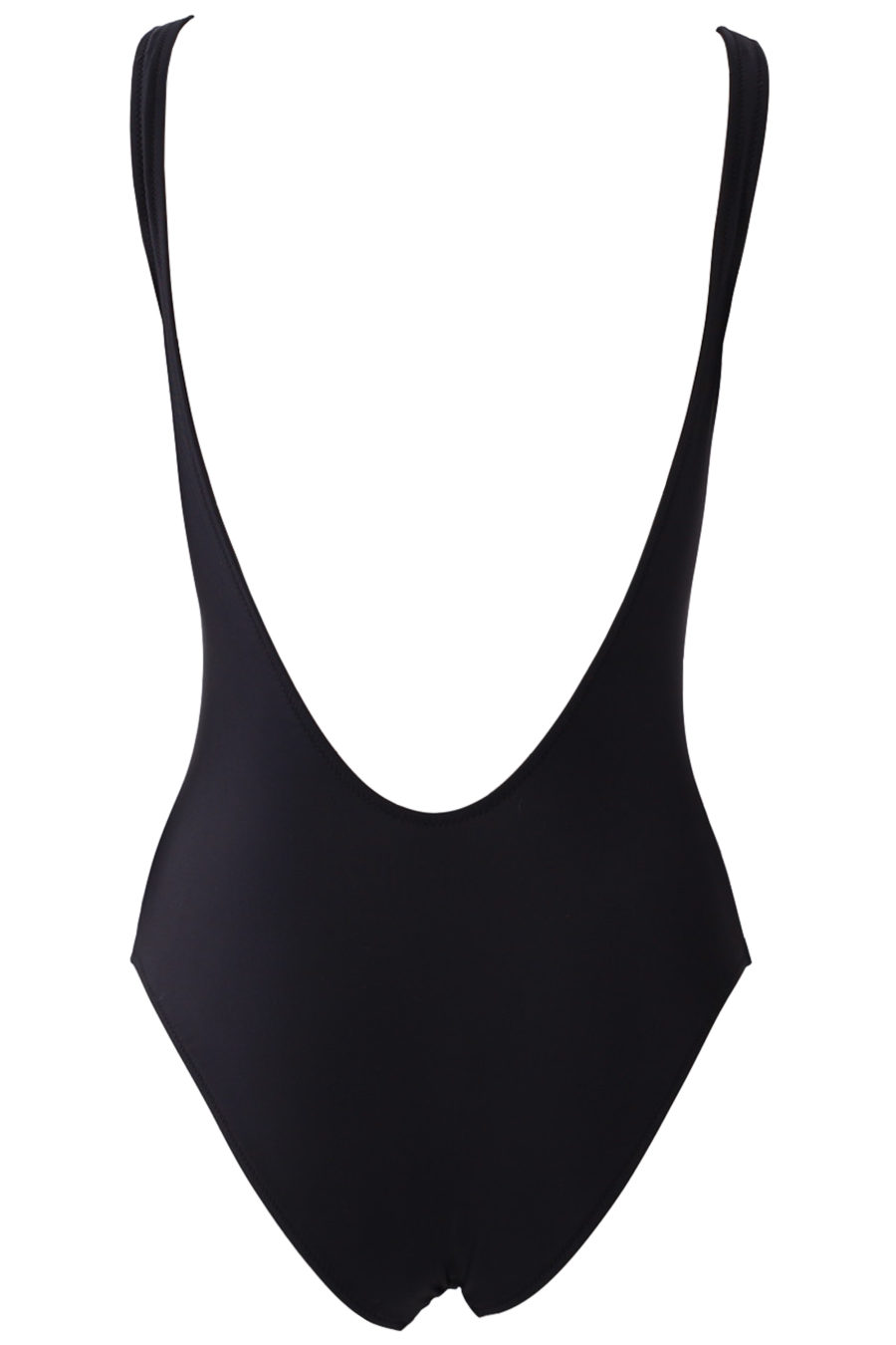 Black one-piece swimming costume with large logo - 818abea9c5f0bb133e32965f95c5707070864962ec